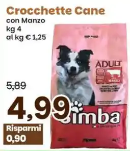 Prix Quality Crocchette Cane con Manzo Simba offerta