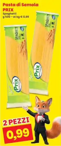 Prix Quality Pasta di Semola Prix Spaghetti offerta