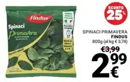 Supermercati Gulliver Spinaci Primavera Findus offerta