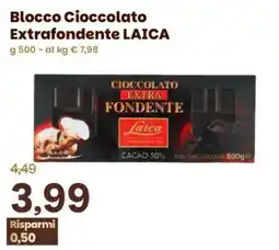 Prix Quality Blocco Cioccolato Extrafondente LAICA offerta