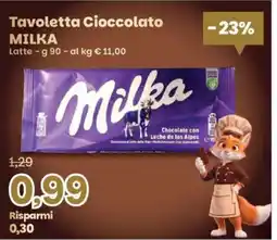 Prix Quality Tavoletta Cioccolato Milka offerta