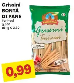 Prix Quality Grissini Bontà di Pane Torinesi offerta