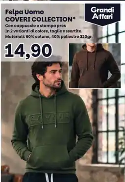 Prix Quality Felpa uomo Coveri Collection offerta