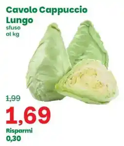 Prix Quality Cavolo Cappuccio Lungo offerta