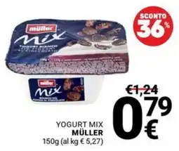 Supermercati Gulliver Yogurt Mix Müller offerta