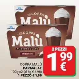 Supermercati Gulliver Coppa Malù Parmalat offerta