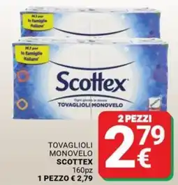 Supermercati Gulliver Tovaglioli monoveло Scottex offerta