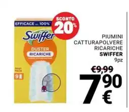 Supermercati Gulliver Piumini catturapolvere ricariche Swiffer offerta