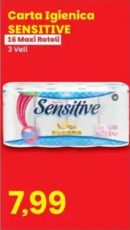 Prix Quality Carta Igienica Sensitive offerta