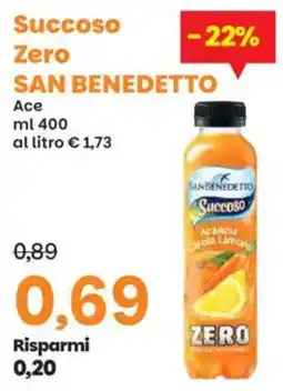 Prix Quality Succoso Zero San Benedetto offerta