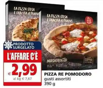 Il Gigante Pizza Re Pomodoro gusti assortiti 390g offerta