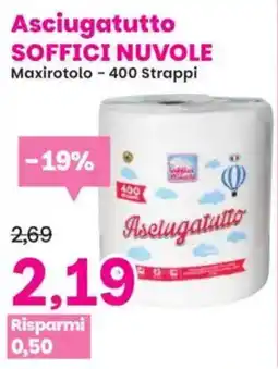 Prix Quality Asciugatutto Soffici Nuvole offerta