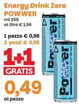 Prix Quality Energy Drink Zero POWWER offerta