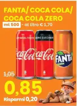 Prix Quality Fanta/Coca Cola/Coca Cola Zero offerta