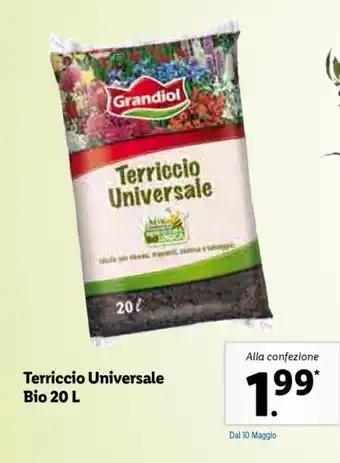 Lidl Terriccio Universale Bio 20L offerta