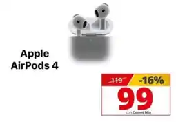 Comet Apple AirPods 4 offerta
