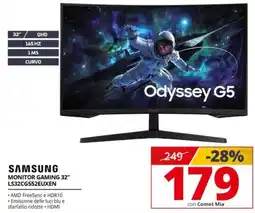 Comet Samsung Monitor Gaming 32" offerta