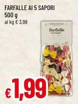 Famila Superstore Farfalle ai 5 sapori offerta