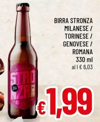 Birra stronza milanese/ torinese/ genovese/ romana