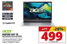 Comet Acer Aspire Go 15 offerta