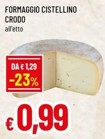 Formaggio Cistellino Crodo