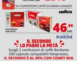 Comet Caffè Borbone offerta