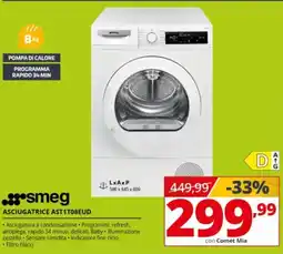 Comet Smeg asciugatrice ast1t08eud offerta
