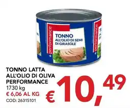 Migross Supermercati e Market Tonno latta all'olio di oliva performance offerta