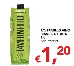 Migross Supermercati e Market Tavernello vino bianco d'italia offerta