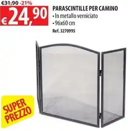 Ecobrico Parascintille per camino offerta