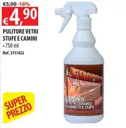 Ecobrico Pulitore vetri stufe e camini offerta