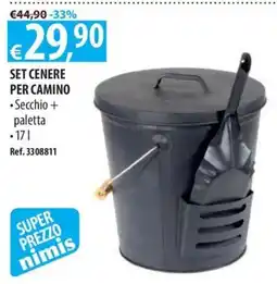 Ecobrico Set cenere per camino offerta