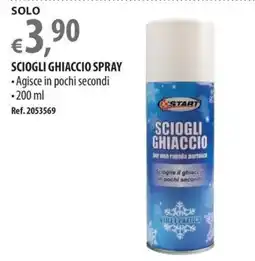 Ecobrico Start sciogli ghiaccio spray offerta