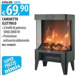 Ecobrico Caminetto elettrico offerta