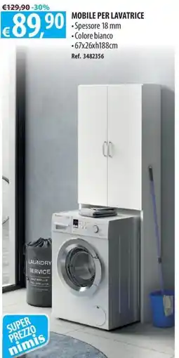 Ecobrico Mobile per lavatrice offerta