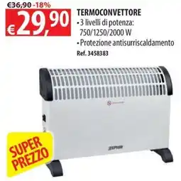 Ecobrico Termoconvettore Zephir offerta