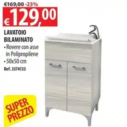Ecobrico Lavatoio bilaminato offerta