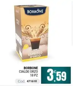Centro Cash Borbone cialde orzo offerta