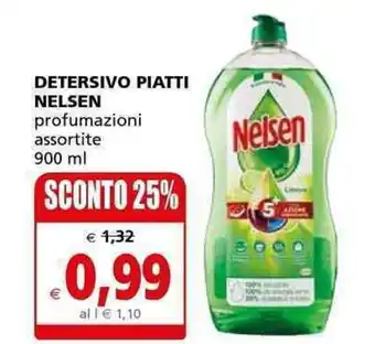 Il Gigante Nelsen Detersivo Piatti 900 ml offerta
