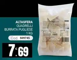 Centro Cash Altasfera quadrelli burrata pugliese offerta