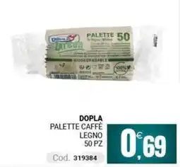 Centro Cash Dopla palette caffè legno offerta