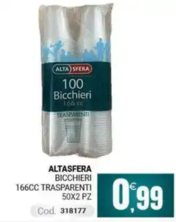 Centro Cash AltaSfera bicchieri offerta