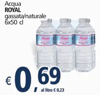 Alter Discount Acqua Royal Gassata/Naturale 6x50 cl offerta