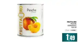 Centro Cash Frutta Oro pesche sciroppate offerta