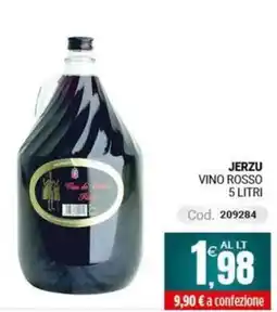 Centro Cash Jerzu Vino Rosso offerta