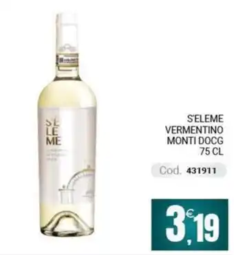 S'Eleme Vermentino Monti DOCG