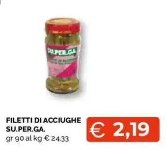 Filetti di acciughe Su.Per.Ga.
