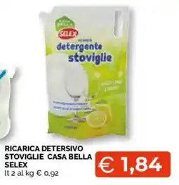 Mercatò Local Ricarica detersivo stoviglie casa bella selex offerta