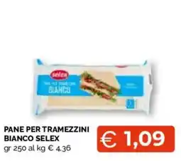 Mercatò Local Pane per tramezzini bianco Selex offerta