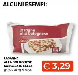 Mercatò Local Lasagne alla bolognese Selex offerta